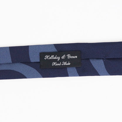 HOLLIDAY&BROWN（ホリデーアンドブラウン）ハンドメイド シルク タイ【ネイビー】国内正規品