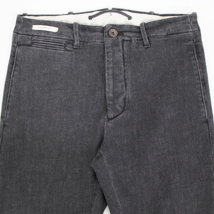 YCHAI（イカイ）ROBUSTO ロブスト テーパードフィット ストレッチ デニム スラックス【ブラック】国内正規品