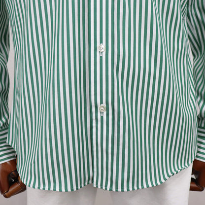 Giotto（ジオット）ストライプ ボタンダウン シャツ【グリーン】国内正規品