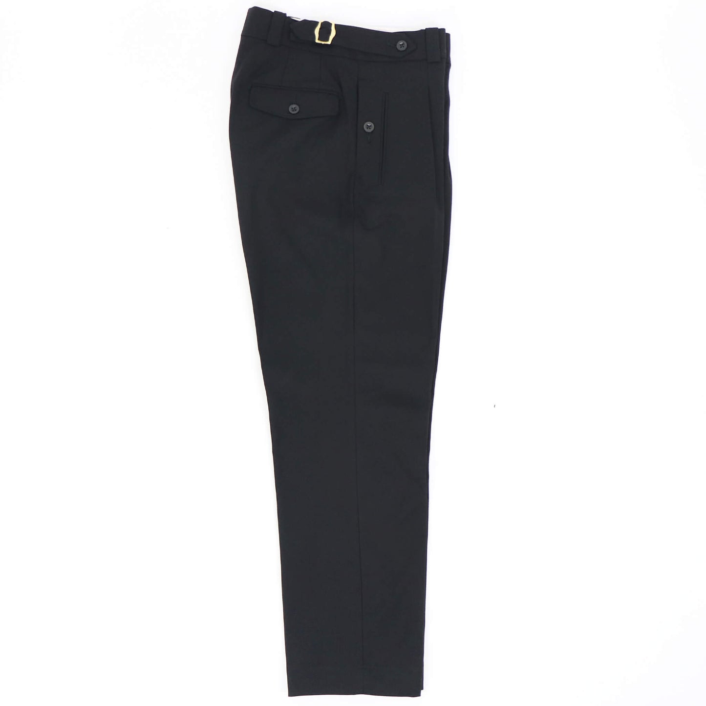 Tangent（タンジェント）CHARLES シャルル TAN04° ハードツイストツイル コットンパンツ【ブラック】国内正規品