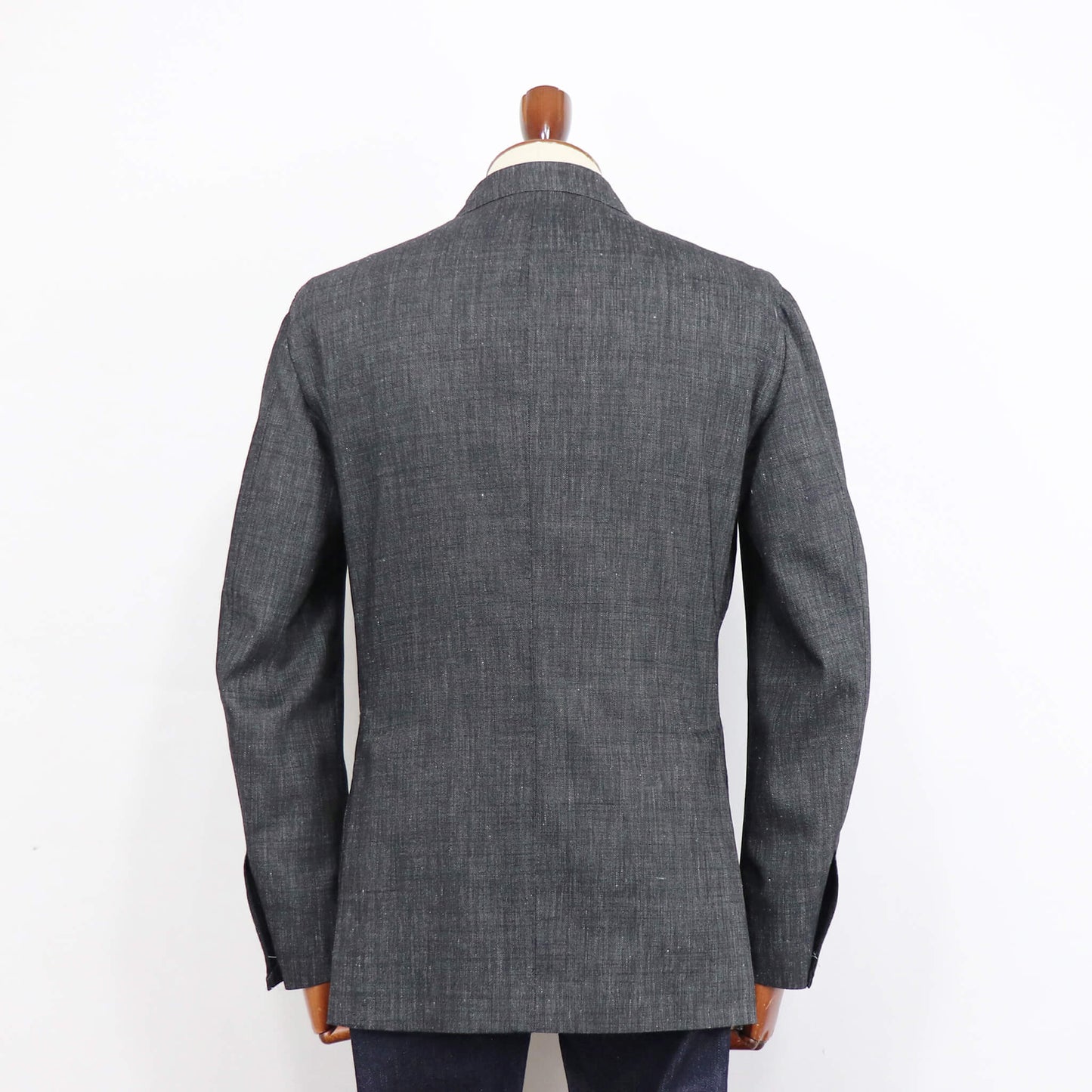 TITO ALLEGRETTO（ティト アレグレット）ダブルブレスト ジャケット ウールリネンコットン ジャケット【ブラック】国内正規品