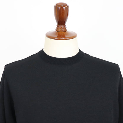 Blu Bre（ブルブレ）ドライタッチウール リラクシーロングスリーブ【ブラック】国内正規品