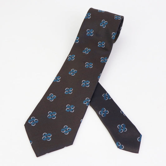 ALBENI 1905（アルベニ1905）小紋柄 ネクタイ【ブラウン】国内正規品
