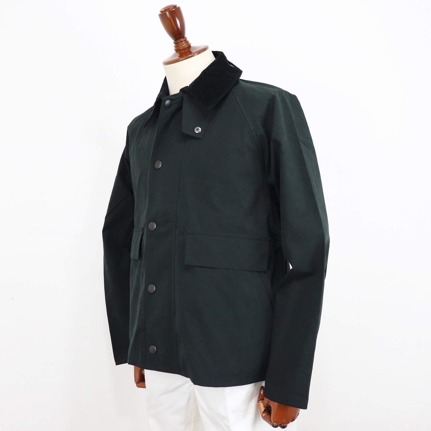 Barbour（バブアー）BORROWDALE / ボロウデイル ピーチスキン ショート ブルゾン【ブラック】国内正規品