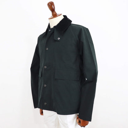 Barbour（バブアー）BORROWDALE / ボロウデイル ピーチスキン ショート ブルゾン【ブラック】国内正規品