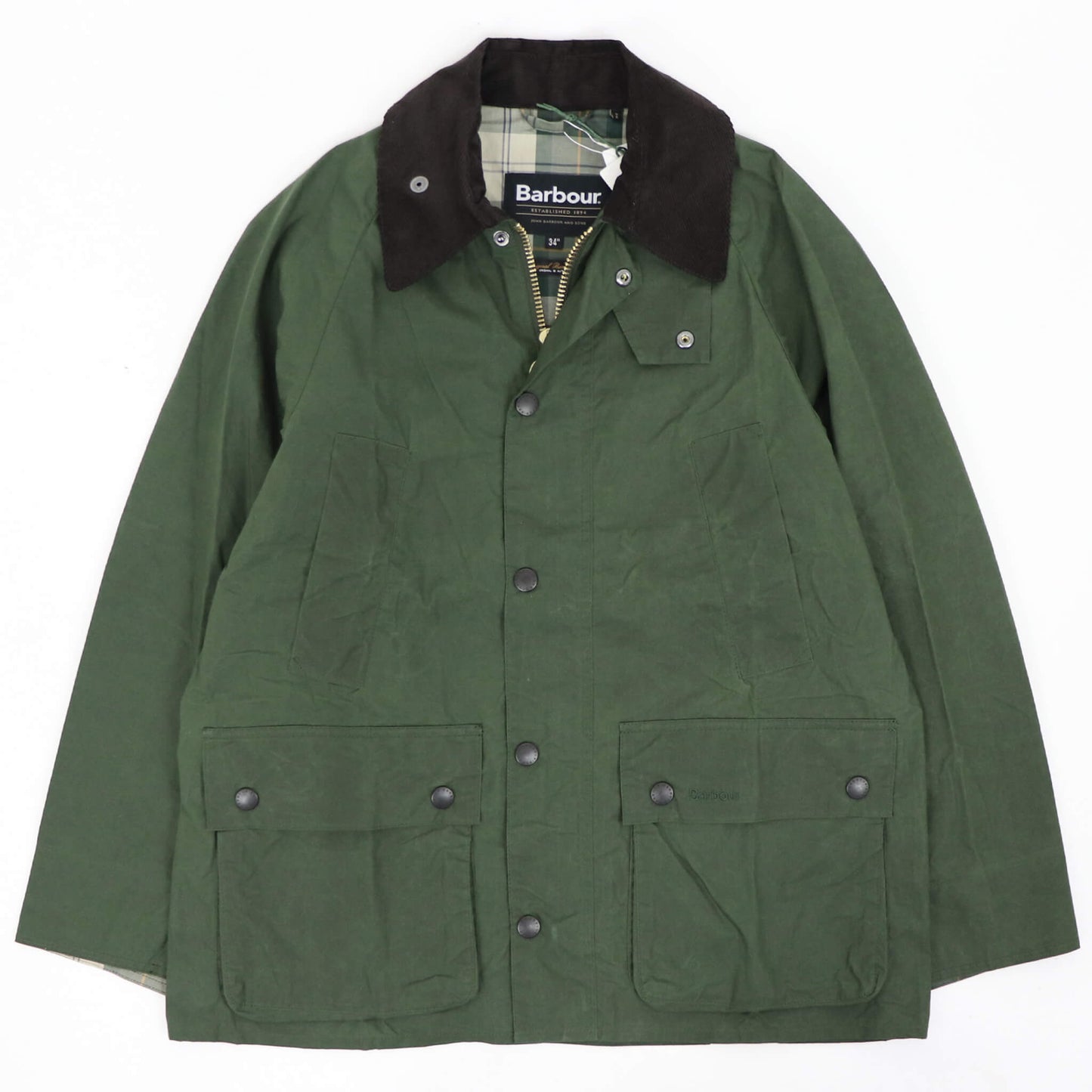 Barbour（バブアー）OS Bedale / オーバーサイズ ビデイル コットンカジュアルジャケット【グリーン】国内正規品