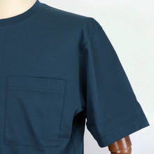 画像をギャラリービューアに読み込む, COLONY CLOTHING（コロニークロージング）クルーネック ポケット コットンTシャツ【ダークグリーン】国内正規品
