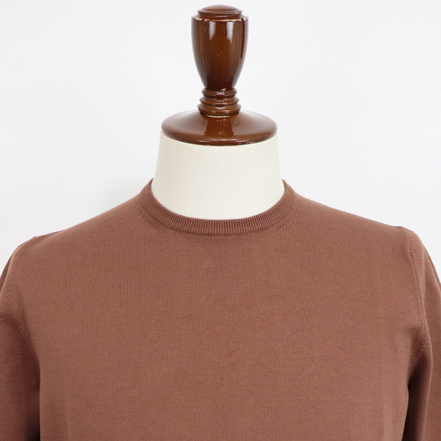GRAN SASSO（グランサッソ）ソフトコットンニット 12ゲージ【テラコッタ】国内正規品