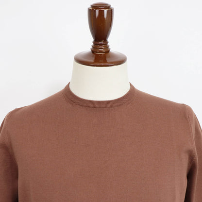 GRAN SASSO（グランサッソ）ソフトコットンニット 12ゲージ【テラコッタ】国内正規品