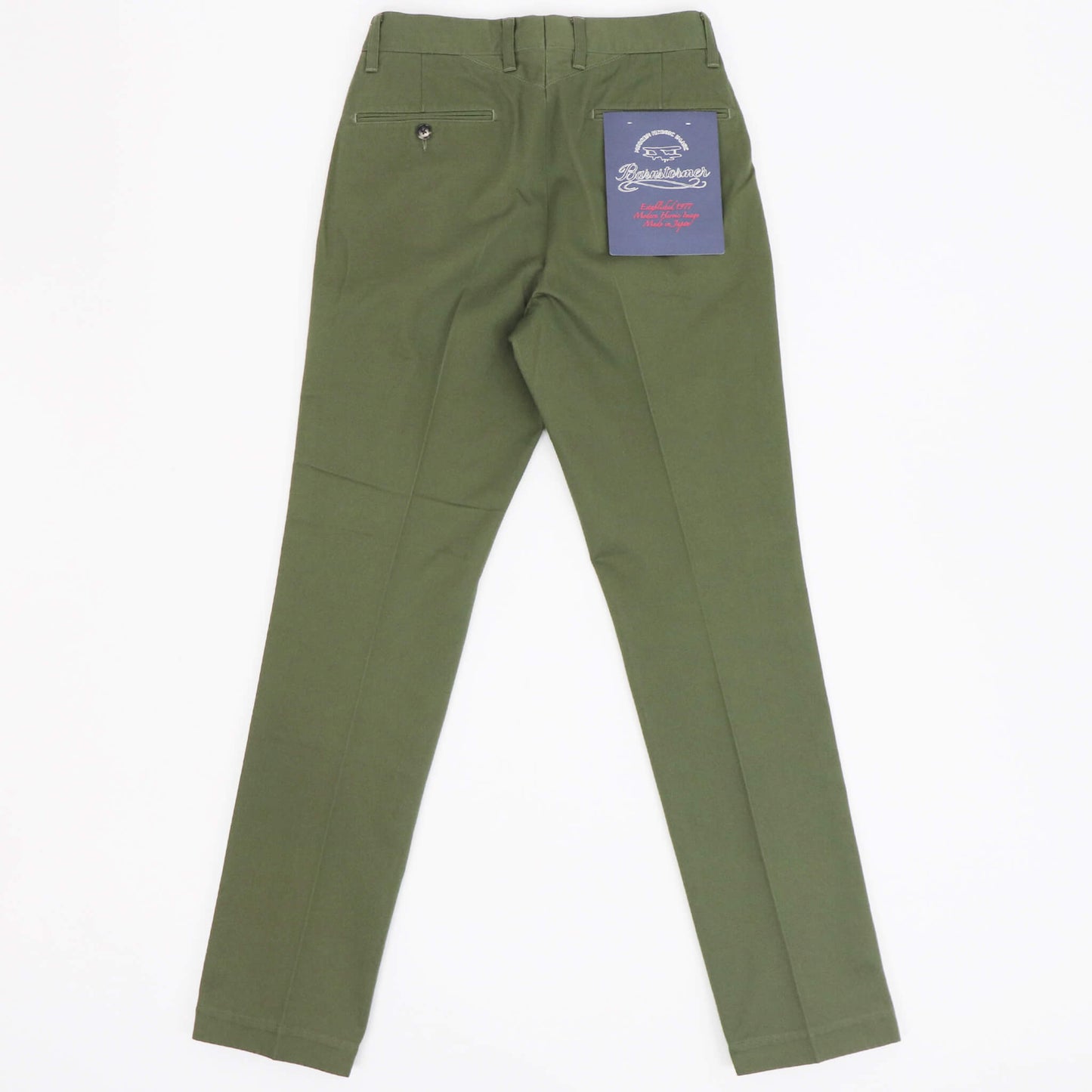 BARNSTORMER（バーンストーマー）2P DRESS CHINOS ツープリーツ ドレスチノパン 1002P【オリーブ】国内正規品