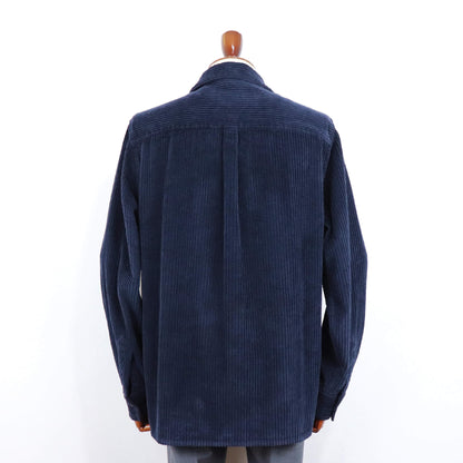 East Harbour Surplus（イースト ハーバー サープラス）太畝コーデュロイ ワークジャケット カヴァーオール【ネイビー】国内正規品