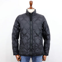 画像をギャラリービューアに読み込む, TAION（タイオン）ミリタリー ハイネックWジップ ダウンジャケット ソフトシェル【ブラック】国内正規品
