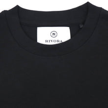 画像をギャラリービューアに読み込む, RIVORA（リヴォラ）スビンコットン クルーネック ロングスリーブTシャツ【ブラック】国内正規品
