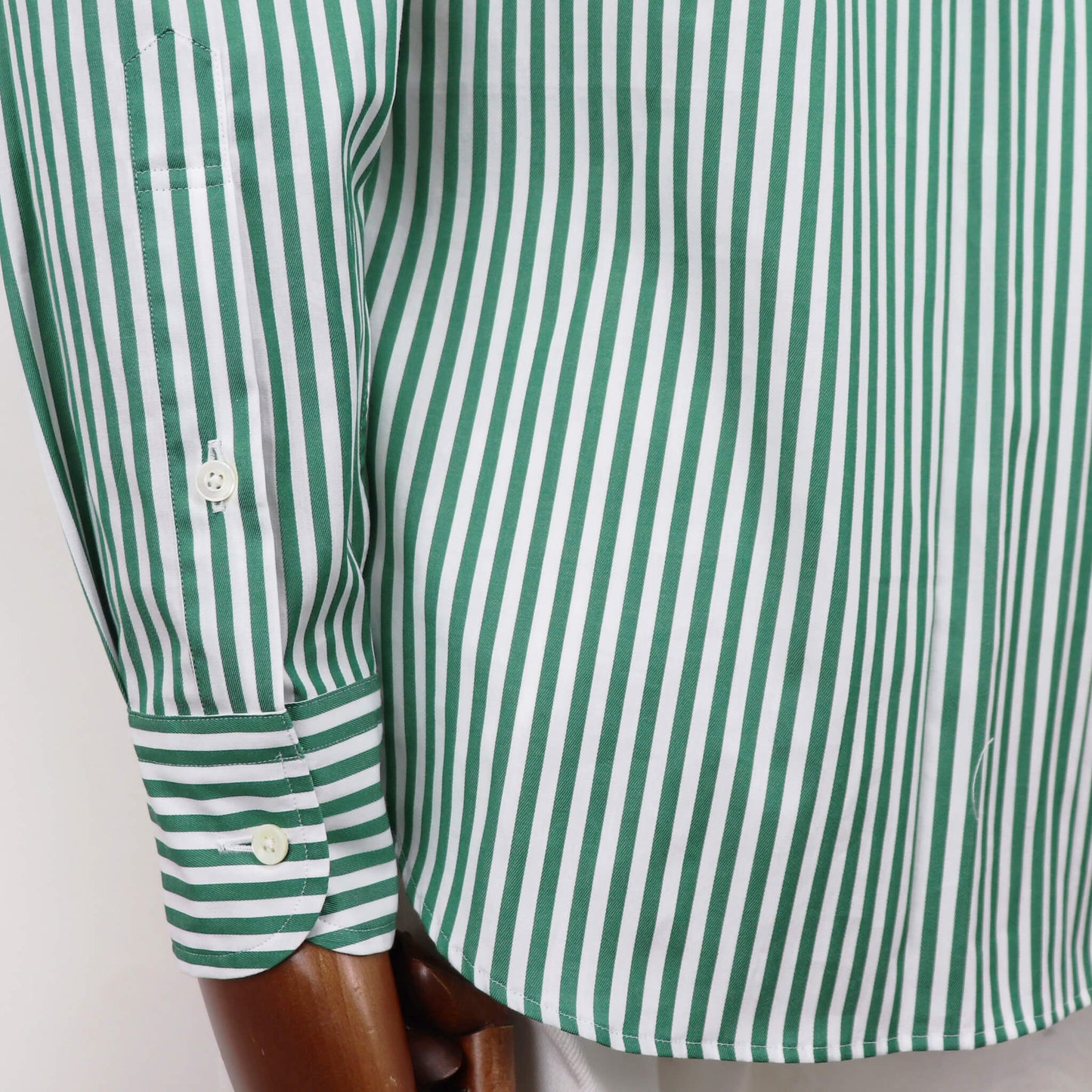 Giotto（ジオット）ストライプ ボタンダウン シャツ【グリーン】国内正規品