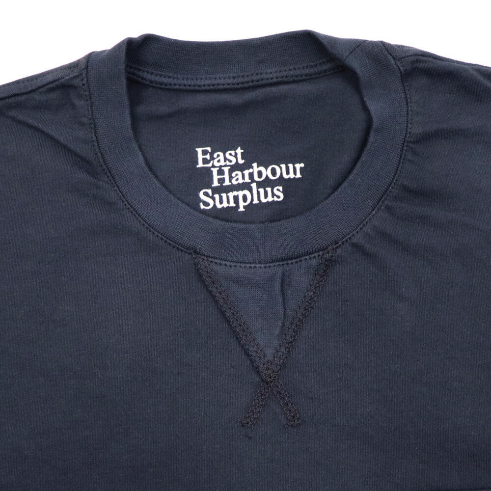 East Harbour Surplus（イースト ハーバー サープラス）コットン Tシャツ【ネイビー】国内正規品