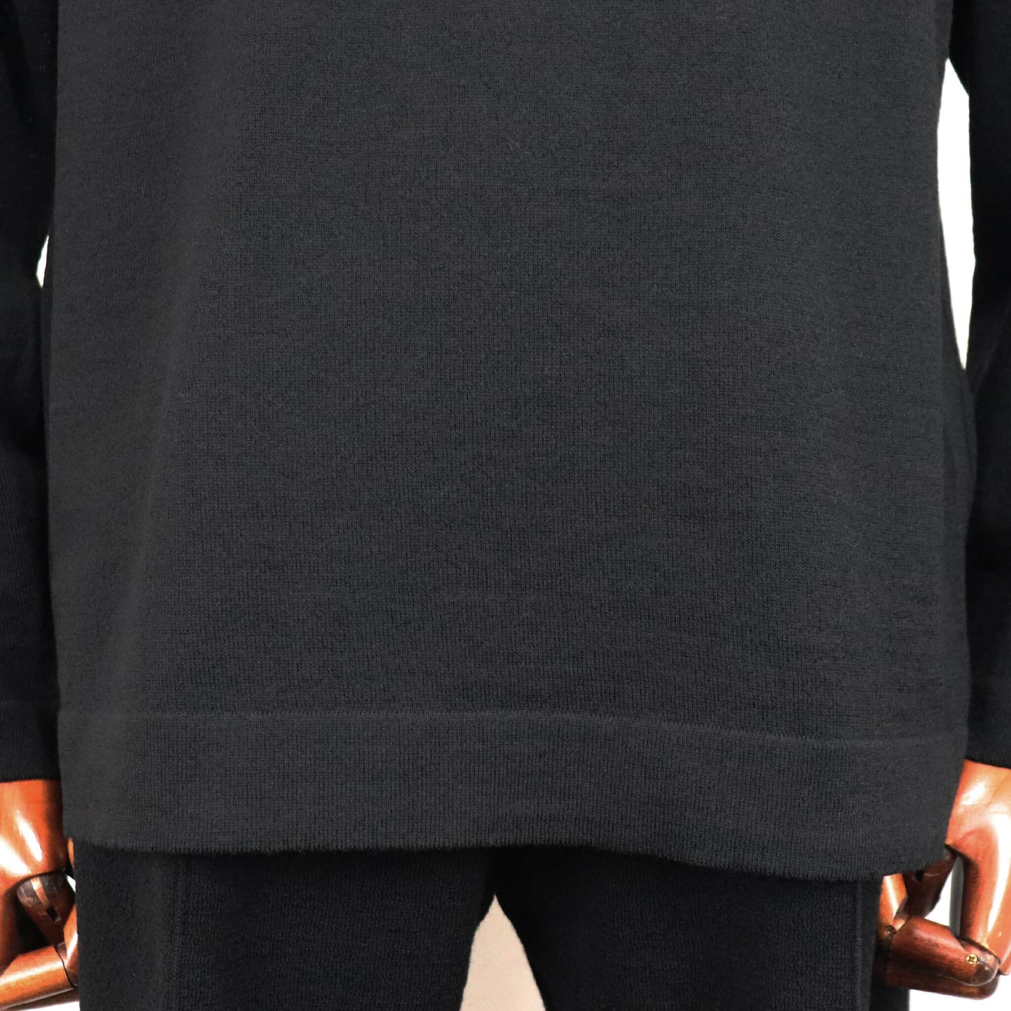 Blu Bre（ブルブレ）ドライタッチウール リラクシーロングスリーブ【ブラック】国内正規品