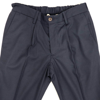 DEVORE（デヴォレ）ウールストレッチ パンツ【ネイビー】国内正規品