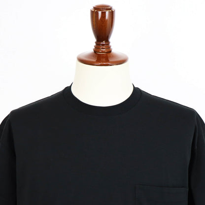 handvaerk（ハンドバーク）クルーネック ポケット付き Tシャツ【ブラック】国内正規品