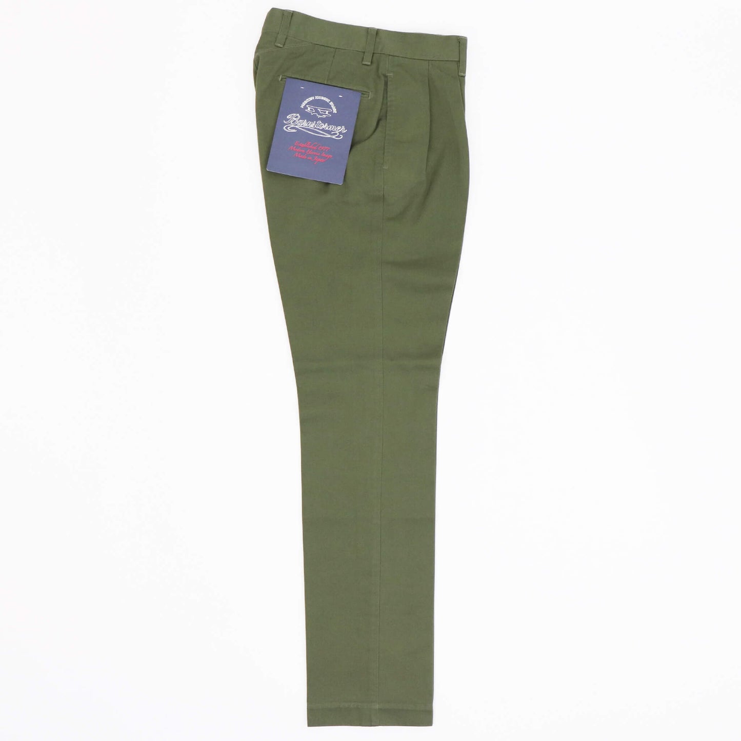 BARNSTORMER（バーンストーマー）2P DRESS CHINOS ツープリーツ ドレスチノパン 1002P【オリーブ】国内正規品
