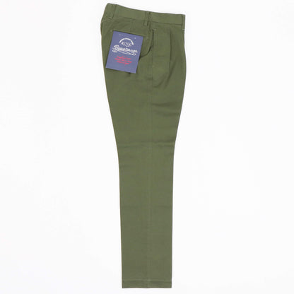 BARNSTORMER（バーンストーマー）2P DRESS CHINOS ツープリーツ ドレスチノパン 1002P【オリーブ】国内正規品