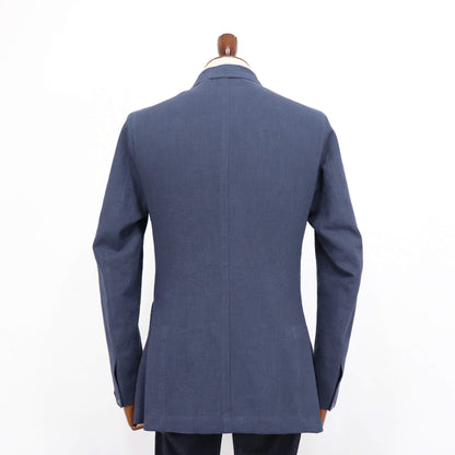 Errico Formicola（エリコ フォルミコラ）MARCO DP リネンコットン２Bottonジャケット【ネイビー】国内正規品