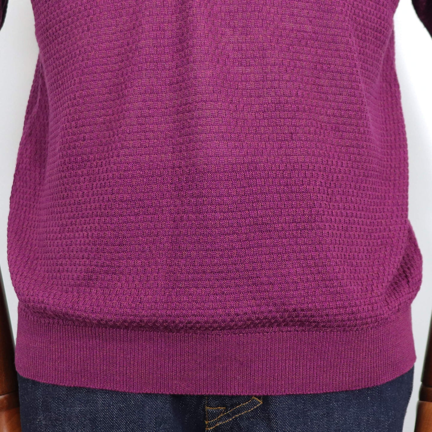 Blu Bre（ブルブレ）リネンシルク ポロシャツ【バイオレット】国内正規品