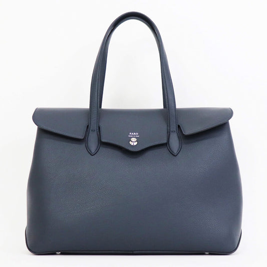 FARO（ファーロ）FRATELLI MOUSSE フラップトートバッグ【ネイビー】国内正規品