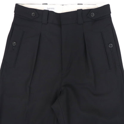 Tangent（タンジェント）CHARLES シャルル TAN04° ハードツイストツイル コットンパンツ【ブラック】国内正規品