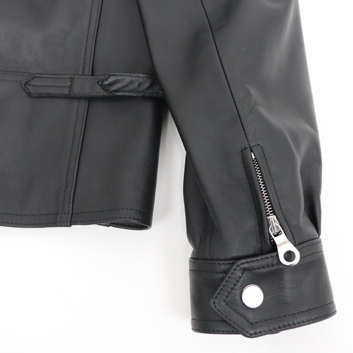 CINQUANTA（チンクワンタ）G8 Type FLIGHTBLOUSON レザージャケット シルバージップ【ブラック】国内正規品