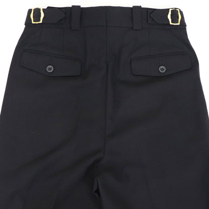 Tangent（タンジェント）CHARLES シャルル TAN04° ハードツイストツイル コットンパンツ【ブラック】国内正規品