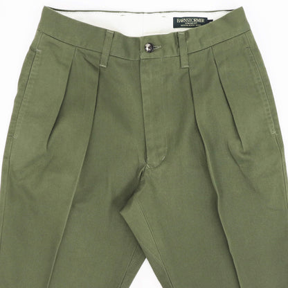 BARNSTORMER（バーンストーマー）2P DRESS CHINOS ツープリーツ ドレスチノパン 1002P【オリーブ】国内正規品