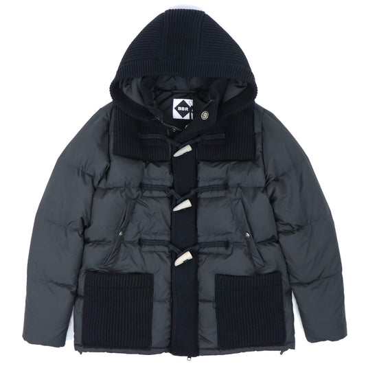BBR（ビービーアール）ニットダッフル ダウンブルゾン【ブラック】国内正規品
