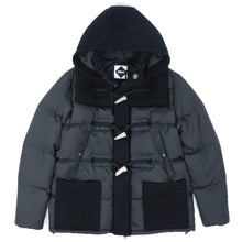 画像をギャラリービューアに読み込む, BBR（ビービーアール）ニットダッフル ダウンブルゾン【ブラック】国内正規品
