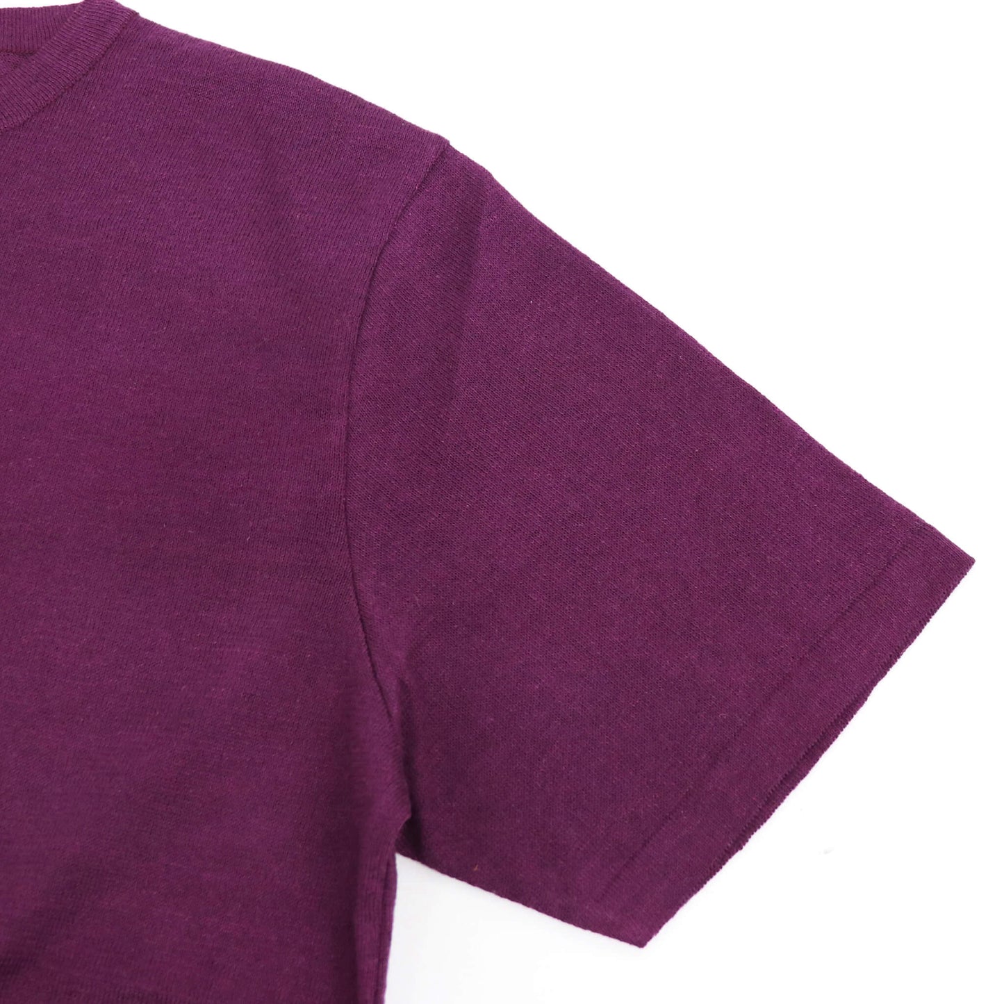 Vandori（ヴァンドリ）リネンコットン CHILL レタードTシャツ【ワイン】国内正規品
