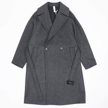画像をギャラリービューアに読み込む, hevo（イーヴォ）BRINDISI ブリンディジ ダブルブレスト ベルテッド ウール コート【チャコールグレー】国内正規品
