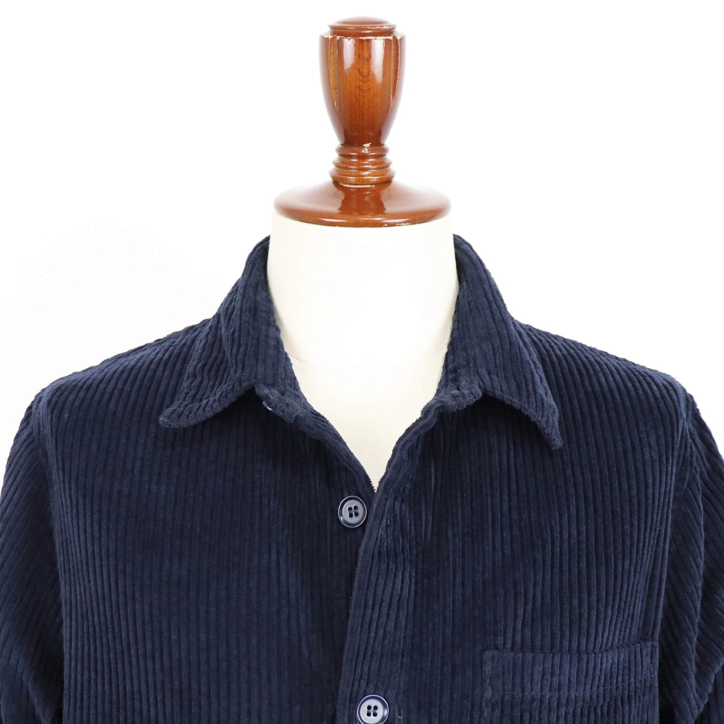 East Harbour Surplus（イースト ハーバー サープラス）太畝コーデュロイ ワークジャケット カヴァーオール【ネイビー】国内正規品