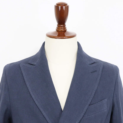 Errico Formicola（エリコ フォルミコラ）MARCO DP リネンコットン２Bottonジャケット【ネイビー】国内正規品