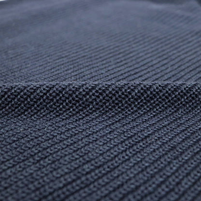 GRAN SASSO（グランサッソ）コットンリネン チルデンニット【ネイビー】国内正規品