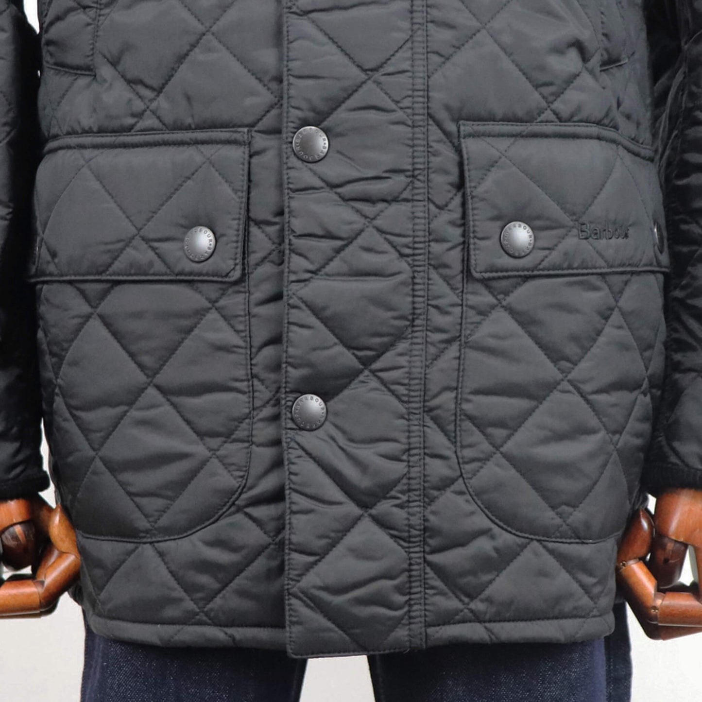 Barbour（バブアー）Bedale / ビデイル キルティング ブルゾン【ブラック】国内正規品