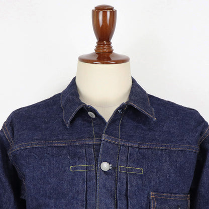 orSlow（オアスロウ）TYPE1 PLEATED FRONT DENIM BROUSE 03-6011 デニムトラッカージャケット【DENIM ONE WASH】国内正規品