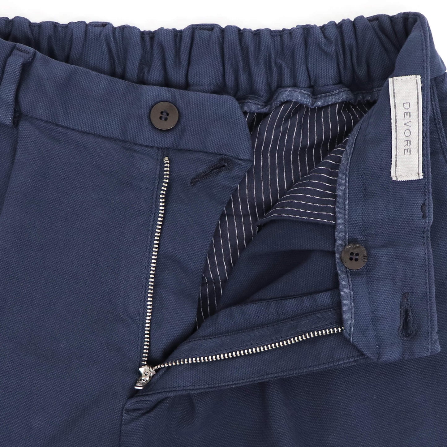 DEVORE（デヴォレ）ストレッチ コットンパンツ【ネイビー】国内正規品