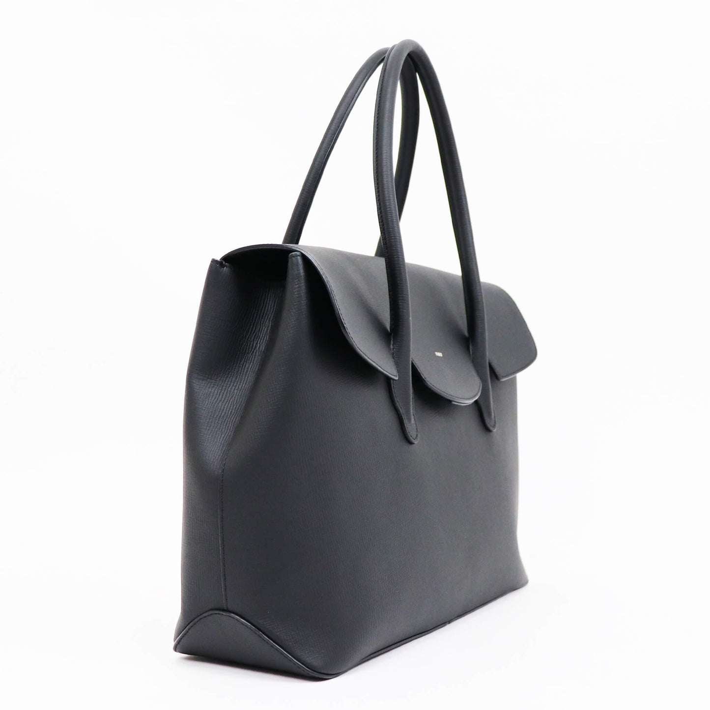 FARO（ファーロ）Cartello Flap Tote / カルテッロ フラップ トートバッグ【ブラック】国内正規品