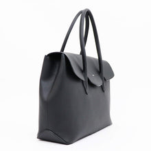 画像をギャラリービューアに読み込む, FARO（ファーロ）Cartello Flap Tote / カルテッロ フラップ トートバッグ【ブラック】国内正規品
