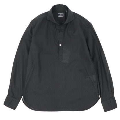 ORIAN（オリアン）プルオーバー リネンシャツ【ブラック】国内正規品