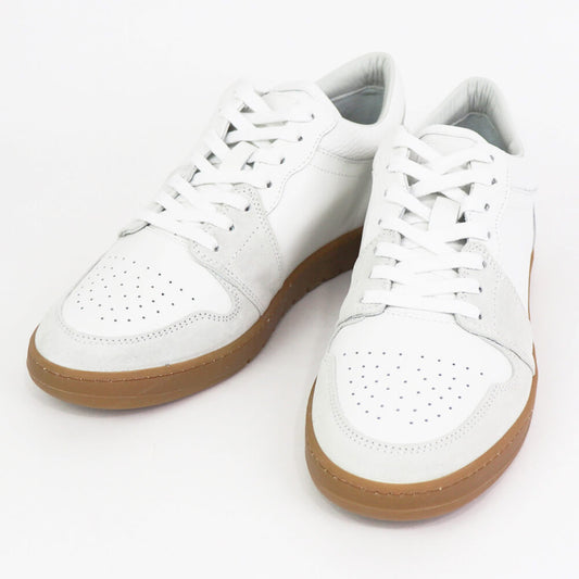 MIKE（マイク）DON’T DO IT ローカット レースアップ レザースニーカー【ホワイト×ゴムソール】国内正規品