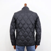 画像をギャラリービューアに読み込む, TAION（タイオン）ミリタリー ハイネックWジップ ダウンジャケット ソフトシェル【ブラック】国内正規品
