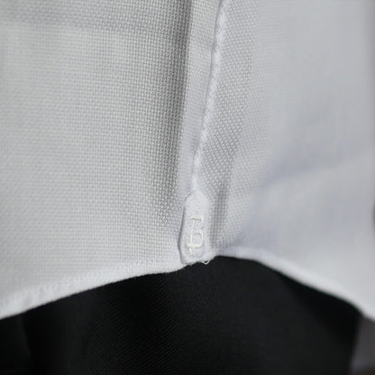 BRUNO（ブルーノ）ORIGINAL SHIRT PREMIUM セミワイドカラー ブロード ドレス シャツ【ホワイト】