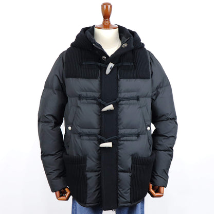 BBR（ビービーアール）ニットダッフル ダウンブルゾン【ブラック】国内正規品