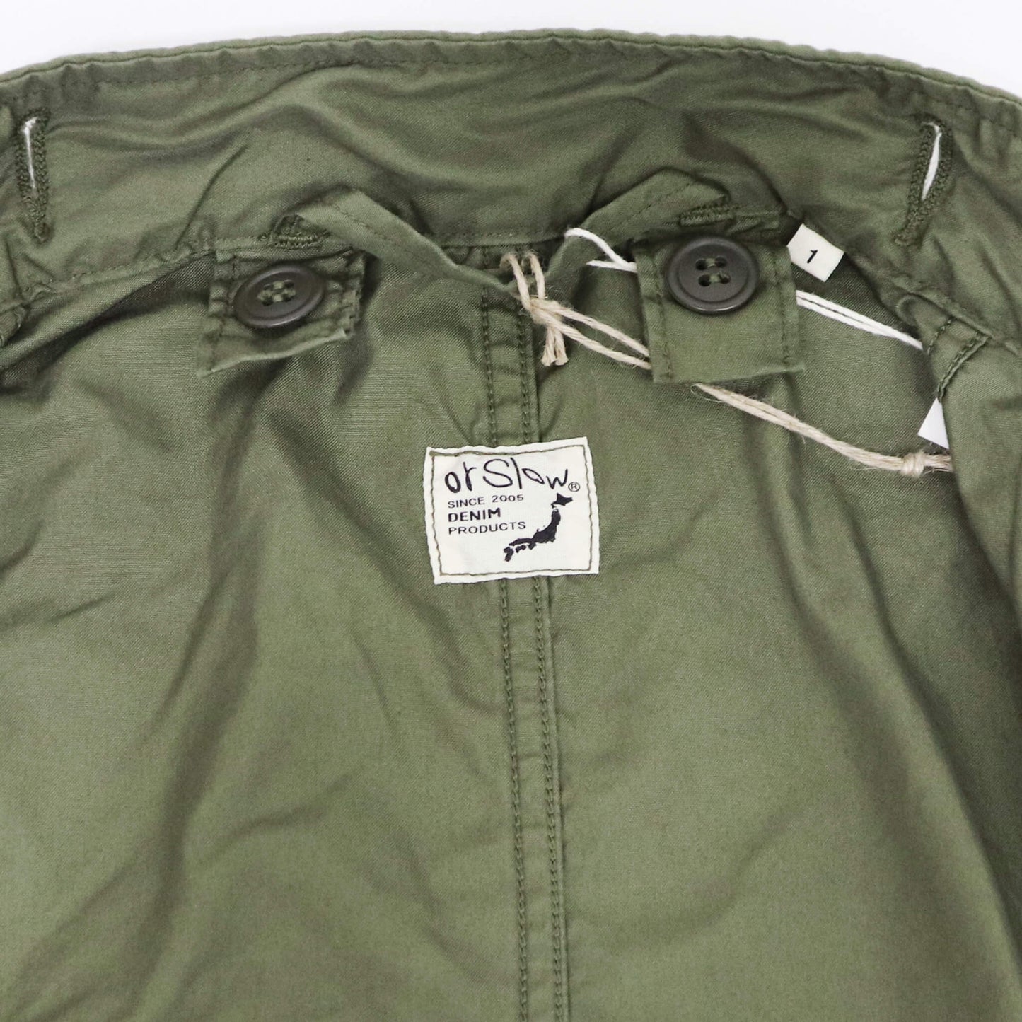 orSlow（オアスロウ）M-65 FISH TAIL COAT 03-6065 フィッシュテールコート【アーミーグリーン】国内正規品