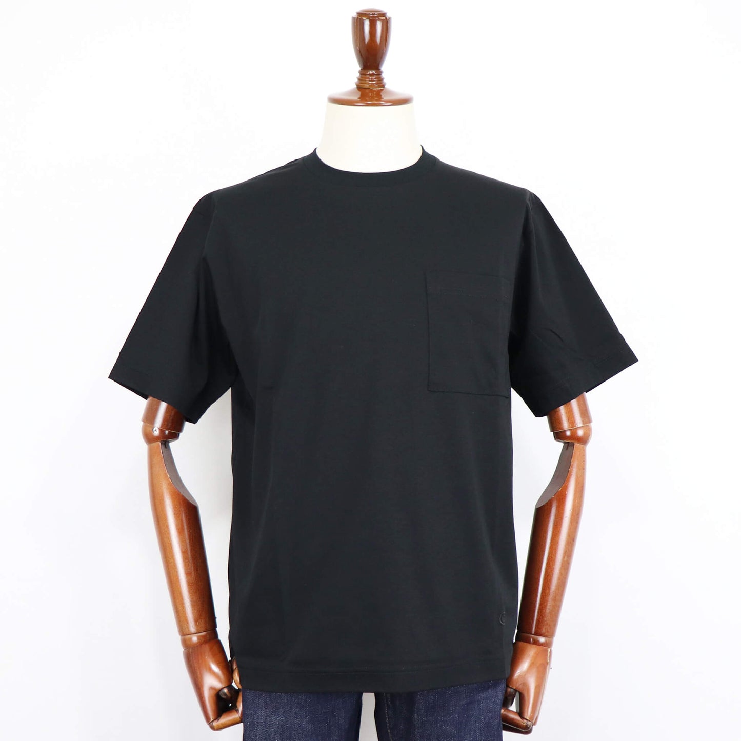 COLONY CLOTHING（コロニークロージング）クルーネック ポケット コットンTシャツ【ブラック】国内正規品